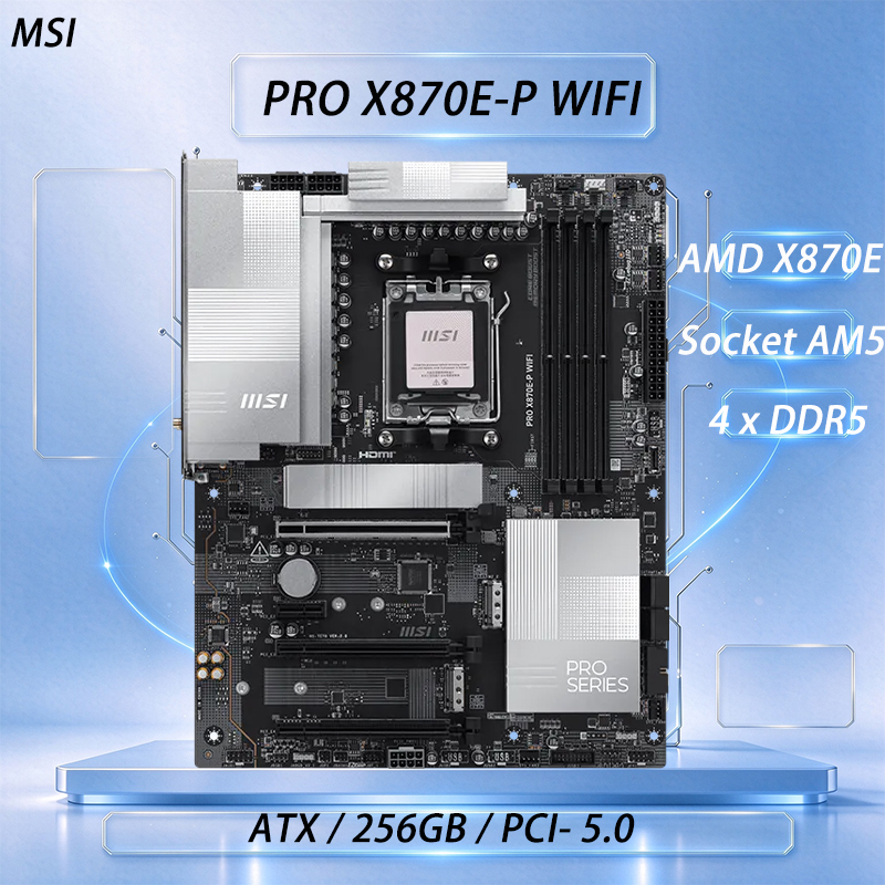 MSI PRO X870E-P WIFI Motherboa - đánh giá và giá X870E Atx Motherboard