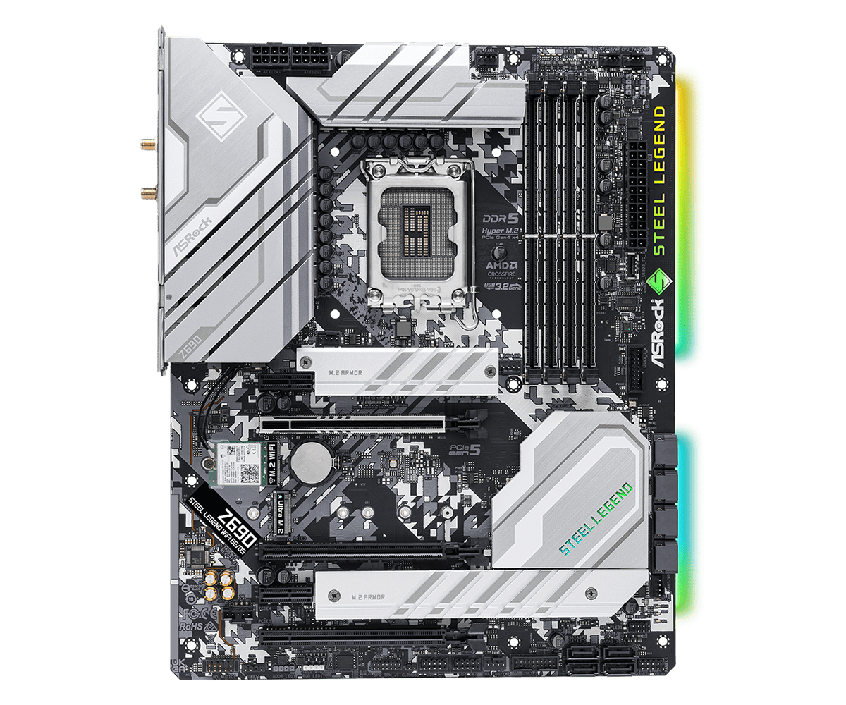 ASROCK Z690 Steel Legend WiFi  - đánh giá và giá X870E Atx Motherboard