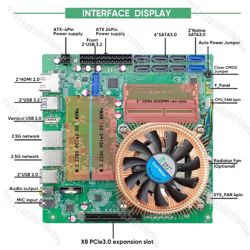 Compatible With Topton AMD Ryz - đánh giá và giá Mini Itx Dual 2.5G Nas Motherboard