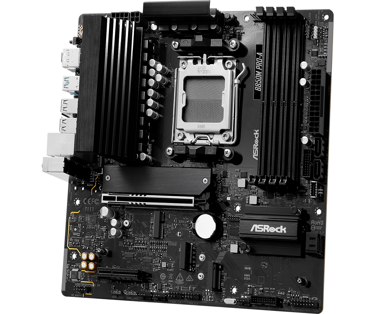 B850M PRO-A  ASROCK B850 Mothe - đánh giá và giá Am5 Micro Atx Pcie 5.0 Motherboard